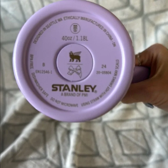 40 oz Stanley Love Shack Fancy Lavender Tumbler with Handle - Picture 6 of 9